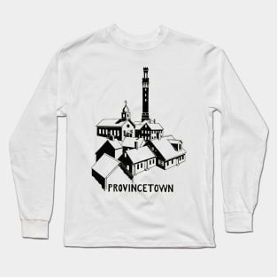 Provincetown Vintage Cape Cod Gay New England LGBT Long Sleeve T-Shirt